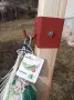 масивна стойка с два хамака и мрежа против насекоми, снимка 8