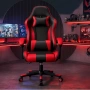 Ергономичен офис и геймърски червен стол – Максимален комфорт за гърба и врата, регулируем, снимка 5