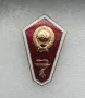 Ромб Знак за завършване на медицинско училище на СССР (алум), снимка 2