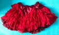 Шита и преправяна червена пола , снимка 1