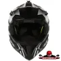 Каска мото крос размер - BLACK and WHITE 2, снимка 2