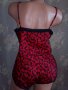 Victoria's Secret -vintage- Боди в червено и черно- М, снимка 5