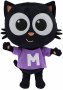 Плюшена играчка Черна котка Майло Milo сменяемо облекло на пожарникар, снимка 8
