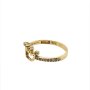 Златен дамски пръстен 1,70гр. размер:56 14кр. проба:585 модел:22375-1, снимка 3