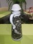 Старо порцеланово шише за алкохол с ловни мотиви , снимка 4