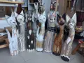 Котка от дърво 60см, 80см,100см , снимка 2