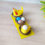 2833 Великденска декорация Кокошка с пиленце в гнезда с яйца, снимка 2
