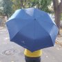 2438 Сгъваем автоматичен чадър с UV защита, едноцветен, двоен автомат, снимка 6