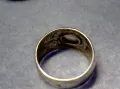 СТАРИНЕН СКЪПОЦЕНЕН СРЕБЪРЕН ПРЪСТЕН ОКСИДИРАНО СРЕБРО ВИСОКА ПРОБА ЮВЕЛИРНА РЪЧНА ИЗРАБОТКА 34331, снимка 10