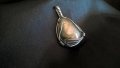 Сребърен медальон с лабрадорит, снимка 4