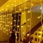 Коледна завеса от лампички., снимка 3