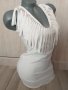 Елегантна бяла рокля с ресни - 25,00лв., снимка 9