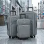 Комплект текстилни куфари 3 броя, снимка 3