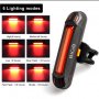 LED USB акумулаторна задна светлина за велосипед, снимка 4