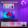 Нова Tisey Подова Лампа за Дневна с RGB и CCT LED Подарък дом осветление, снимка 9