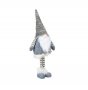 Коледна декоративна фигура Mercado Trade, Гном, Сива шапка, 59 см, снимка 2