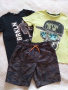 Лот тениски и камуфлажен панталон H&M  , Primark 134 / 140 , снимка 1