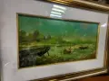 Морски пейзажи,  маслени картини, подписани от испански или италиански автори, снимка 16