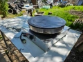 Котлон за Планински на Ток 3kw. монофазен ф40см. стоманена плоча гладка , снимка 2