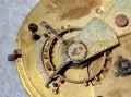 IMPROVED PATENT ENGLISH LEVER. МЕХАНИЗЪМ от СТАР ВИКТОРИАНСКИ ДЖОБЕН ЧАСОВНИК РИМСКИ ЦИФЕРБЛАТ 12602, снимка 6