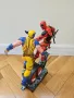Колекционерска екшън фигура Deadpool Wolverine Marvel ръчна изработка, снимка 4