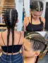 🩵Боксьорски Плитки❤️ Box braids Детски прически Опашки Бохо Туистъри Ариел Къдрици Афро Канекалон , снимка 1