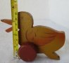 Патки: Патка, гъска, птиче, фигура, дърворезба, кукла, пате и куче играчка с колелца, снимка 4
