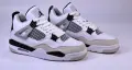 Nike Air Jordan Retro 4 Military Black Мъжки Дамски Маратонки, снимка 5