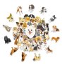 50 бр куче кучета породи самозалепващи лепенки стикери украса декор картонена торта ръчна изработка, снимка 1