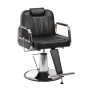 Фризьорски/бръснарски стол Tonsur - черен, снимка 1 - Бръснарски столове - 44600342
