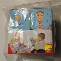 Нови! Софи жирафчето Меки кубчета за редене/ Sophie-la-giraffe Меки кубчета за редене, снимка 6 - Игри и пъзели - 31570674