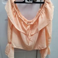 Нова дамска къса блуза , снимка 1 - Корсети, бюстиета, топове - 36874690