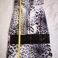 Тигрова рокля, S размер, снимка 10 - Рокли - 27864357