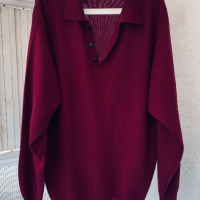 Блуза/ пуловер CARLO COMBERTI коприна и кашмир, снимка 1 - Пуловери - 44583538