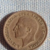 Две монети 1 динар 1925г. Александър първи Крал на Сърбия Хърватия и Словения / йоре Швеция 30274, снимка 4 - Нумизматика и бонистика - 44506816