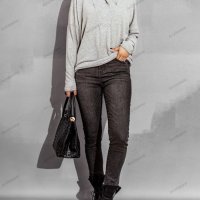 Дамска свободна кадифена блуза с дълги ръкави и широко деколте, 5цвята - 023 , снимка 12 - Блузи с дълъг ръкав и пуловери - 42814828