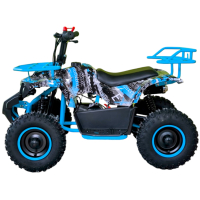 Детско бензиново ATV TOURIST 49cc - Blue Camouflage, снимка 5 - Мотоциклети и мототехника - 44551005