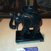 слон-свещник-внос франция-15х15х8см, снимка 14 - Антикварни и старинни предмети - 29497831