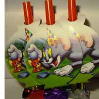 Том и Джери Tom and Jerry Свирка свирки за детско парти рожден ден, снимка 1 - Други - 34536186