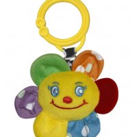Бебешка плюшена играчка Трептящо цвете с клипс / Lorelli Toys, снимка 1 - Плюшени играчки - 37916247