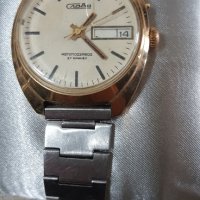 Позлатен мъжки руски часовник "Слава", снимка 1 - Антикварни и старинни предмети - 31179952
