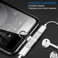 Разклонител lightning за слушалки зарядно iPhone 7 8 X XS MAX XR 12 12 PRO , снимка 6 - Аксесоари за Apple - 31583083