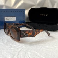 Gucci 2023 дамски слънчеви очила правоъгълни , снимка 4 - Слънчеви и диоптрични очила - 42764657