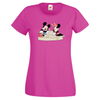 Дамска тениска Mickey & Minnie 4, снимка 8 - Тениски - 36526217