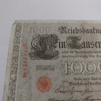 Райх банкнота - Германия - 1000 марки / 1910 година - 17995, снимка 3 - Нумизматика и бонистика - 31029694