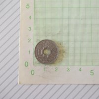 Монета "10 CMES / сантима / - Франция - 1938 г.", снимка 1 - Нумизматика и бонистика - 42194319