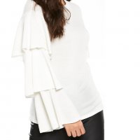ДАМСКА БЛУЗА - V BY VERY; размер: 2XL, снимка 3 - Блузи с дълъг ръкав и пуловери - 31870024