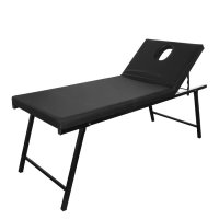 Комбинирано легло за козметика и масаж T277, 58 см. - черно/бяло, снимка 5 - Кушетки - 35002774