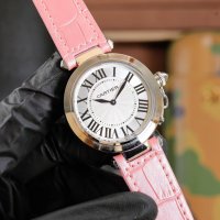 Дамски часовник Pink Ballon Bleu De Cartier с автоматичен механизъм, снимка 3 - Дамски - 42621933