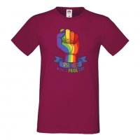 Мъжка тениска Pride World Day multicolor Прайд,Празник.Повод,Изненада, снимка 4 - Тениски - 37105142